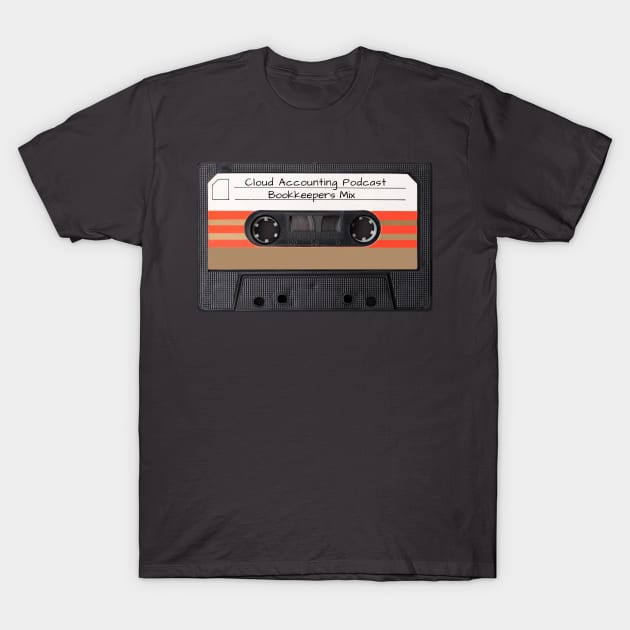Limited Edition Bookkeepers Mix Tape T-Shirt by Cloud Accounting Podcast